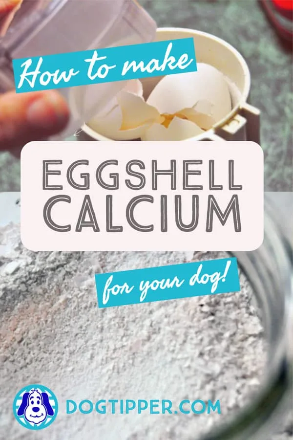 how much calcium do i add to homemade dog food
