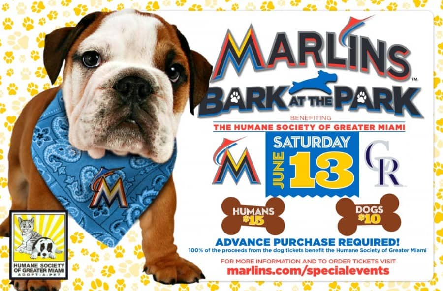 Miami Marlins to Host Bark at the Park & AdoptOMania