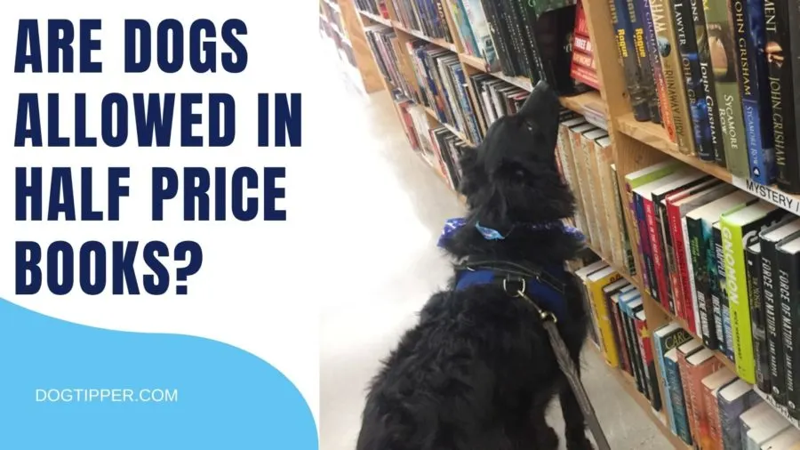 can i take my dog to half price books