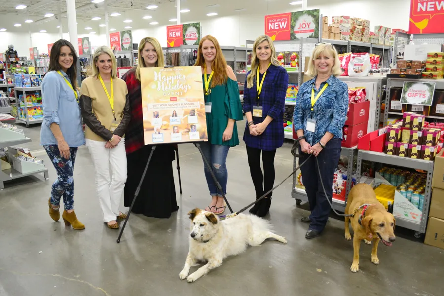 dogs in Tuesday Morning store