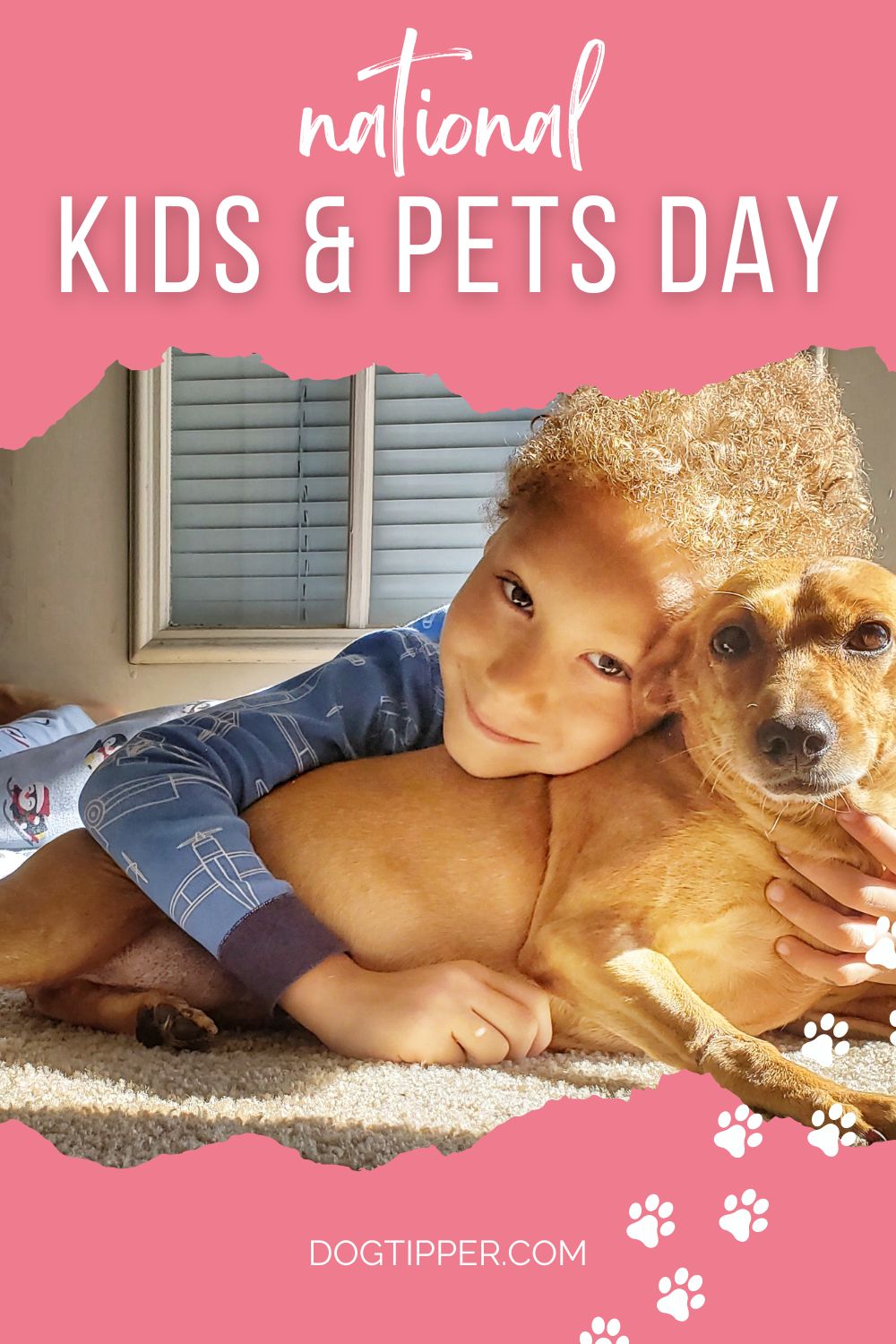 Kids and Pets Day - pet holiday